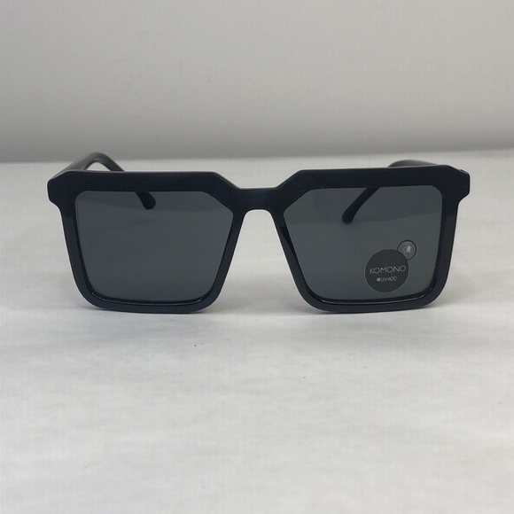 KOMONO Benicio Black Rubber/Glossy Sunglasses(NEW) - Picture 6 of 9